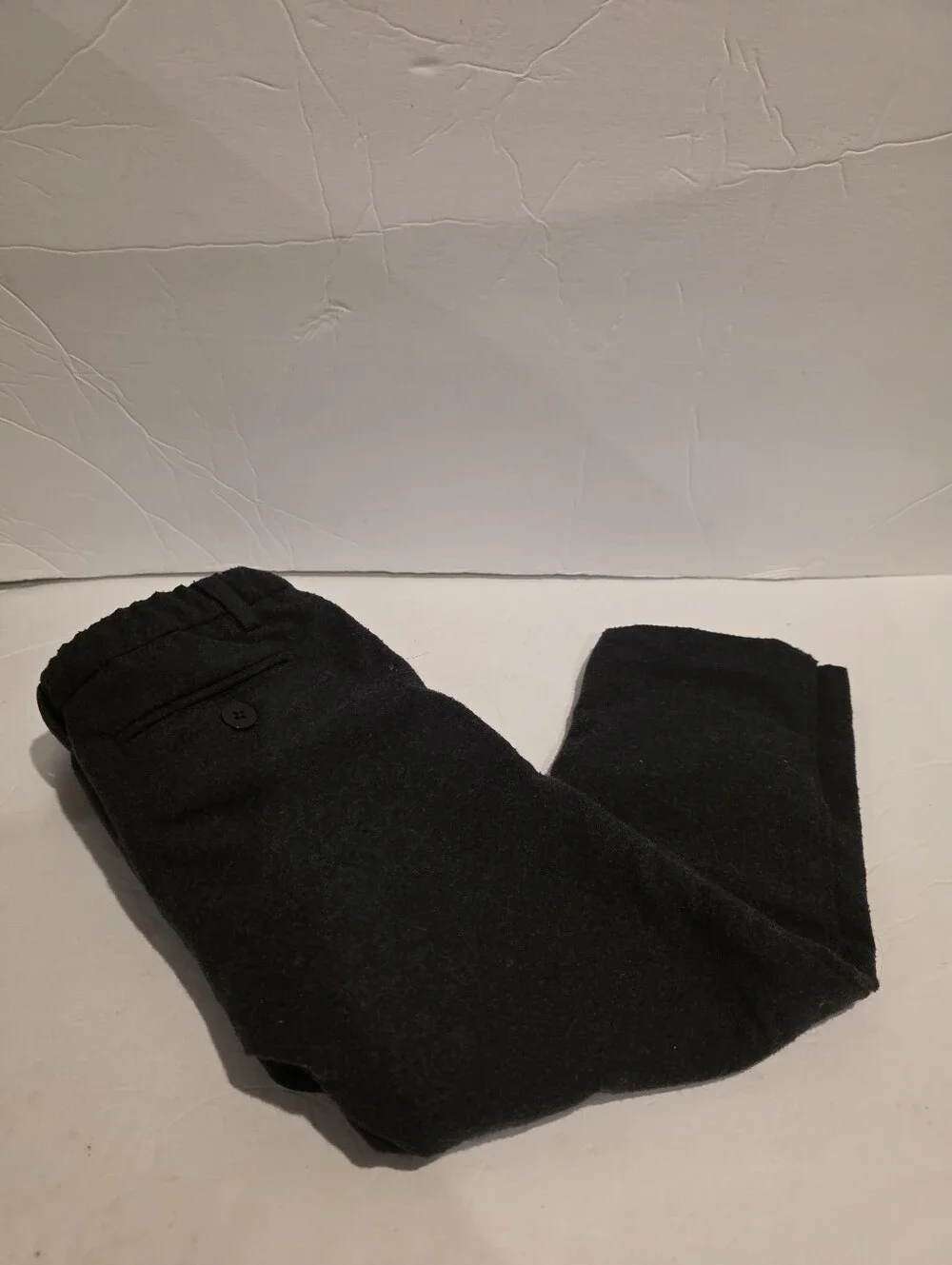 Egg Size 3 Kids Toddler Classic Straight-Leg Dark Gray Dress Pants